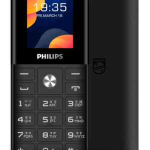 Philips All-New E2112 Sleek & Stylish |Keypad Mobile with 1.77" Screen|2500 MAH Battery | 2030mm Speaker| Wireless FM | Bright Torch