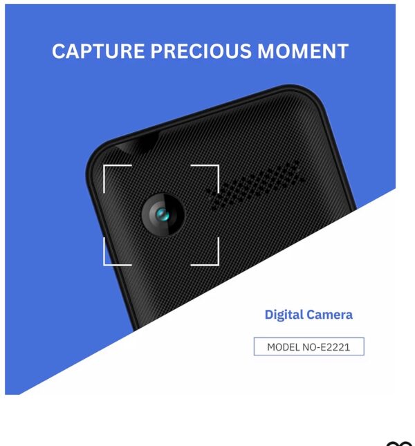 Philips All-New E2221 Sleek & Stylish Keypad Mobile