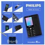Philips All-New E2221 Sleek & Stylish Keypad Mobile